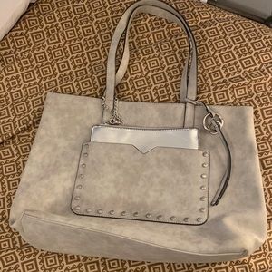 Merona silver shoulder bag